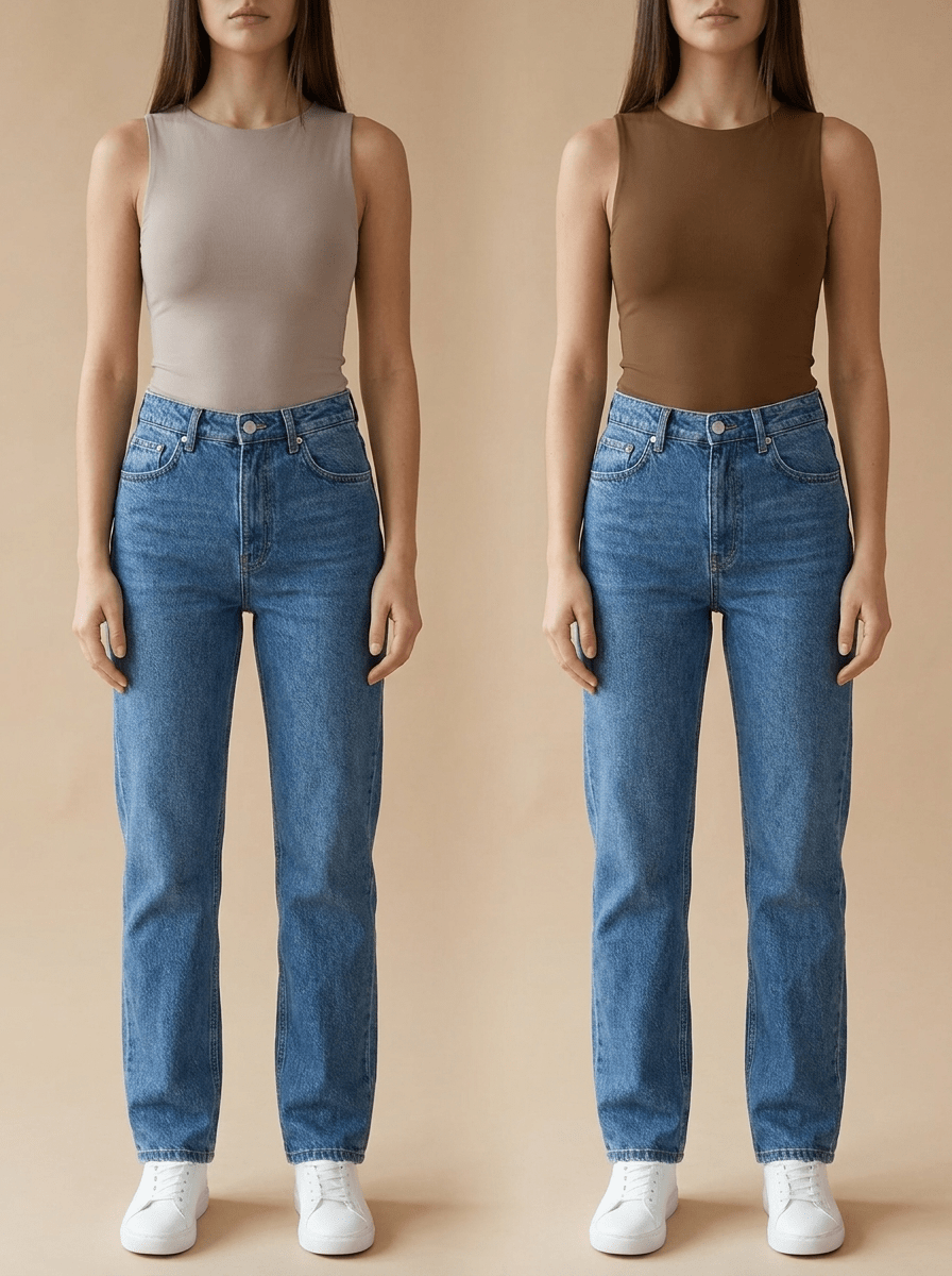 2 Pack Round Neck Tank Top Women Basic Sleeveless Layering Cami — Kharites Shop - Kharites