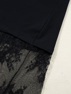Floral Patchwork Short Sleeve T Shirt Loose Dress - Kharites