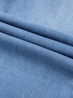 High Waist Wide Leg Washed Jeans - Kharites