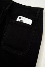 High Waisted Flare Jeans Women Wide Flared Bootcut Denim Trousers — Kharites Shop - Kharites