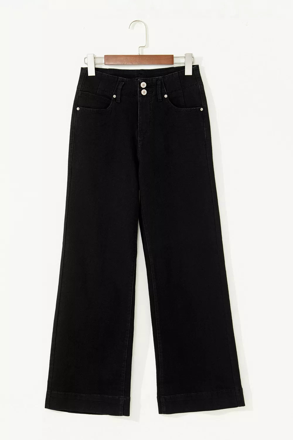 High Waisted Flare Jeans Women Wide Flared Bootcut Denim Trousers — Kharites Shop - Kharites