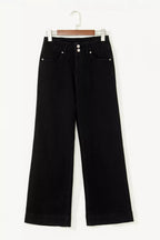 High Waisted Flare Jeans Women Wide Flared Bootcut Denim Trousers — Kharites Shop - Kharites