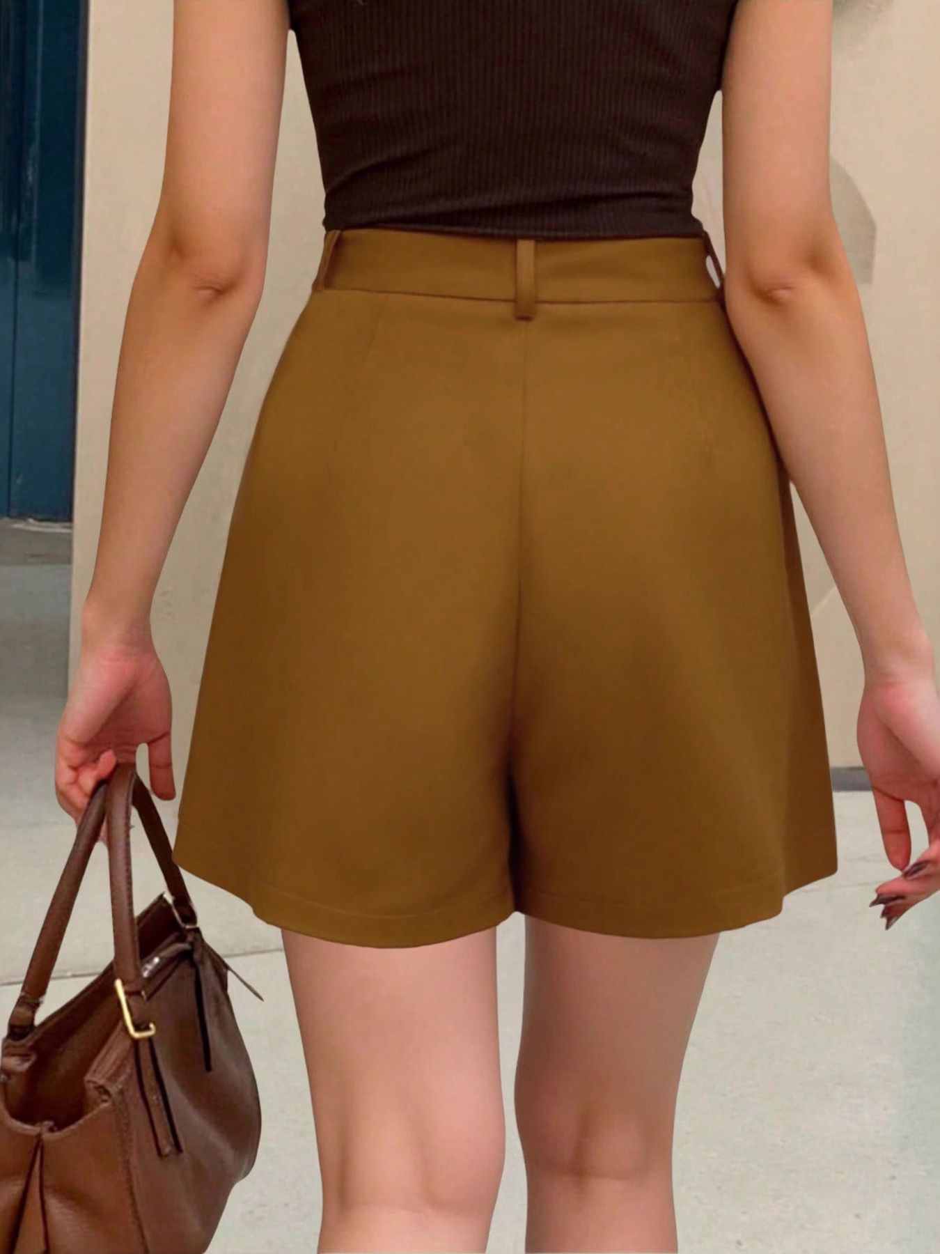 High Waisted Shorts Women Casual Summer Shorts With Pockets — Kharites Shop - Kharites