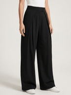 High Waisted Wide Leg Pants Women Trousers With Pockets Work Casual — Kharites Shop - Kharites