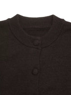 Knit Cardigan Women Crew Neck Button Up Ribbed Sweater With Pockets — Kharites Shop - Kharites