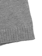 Oversized Contrast Collar Sweater Women Dropped Shoulder Ribbed Knit — Kharites Shop - Kharites