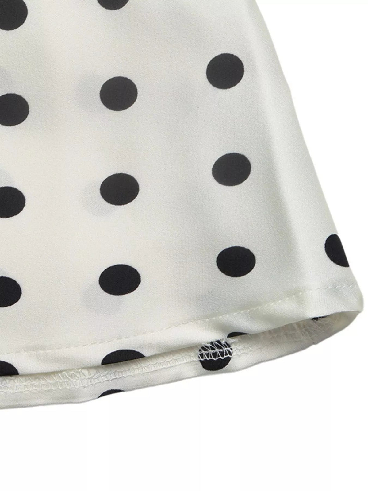 Polka Dot Midi Skirt Women High Waisted A Line Summer Skirt — Kharites Shop - Kharites