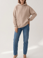 Pullover Hoodie Women Long Sleeve Kangaroo Pocket Casual Sweatshirt — Kharites Shop - Kharites
