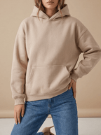 Pullover Hoodie Women Long Sleeve Kangaroo Pocket Casual Sweatshirt — Kharites Shop - Kharites