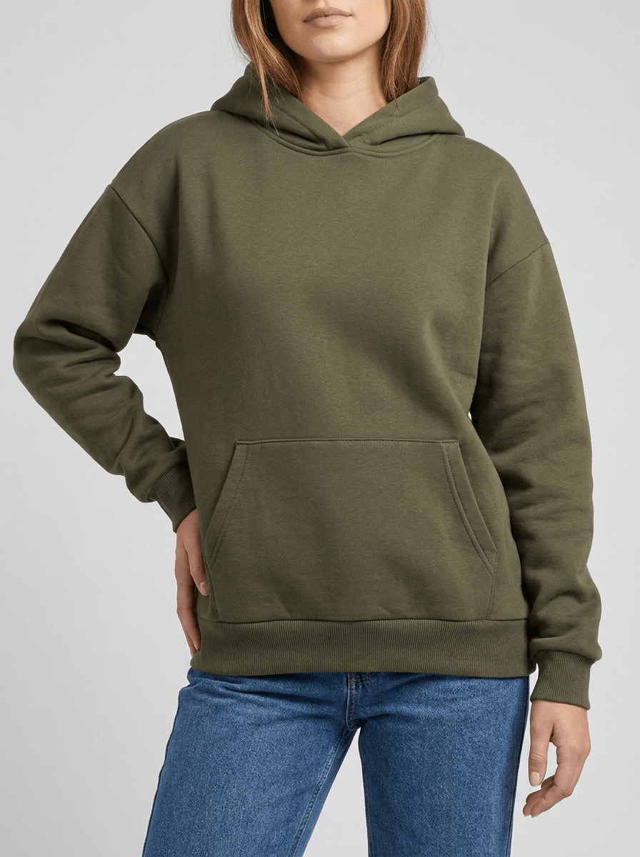 Pullover Hoodie Women Long Sleeve Kangaroo Pocket Casual Sweatshirt — Kharites Shop - Kharites