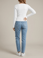 Ribbed Knit Cardigan Women Button Down Long Sleeve Sweater Layer — Kharites Shop - Kharites