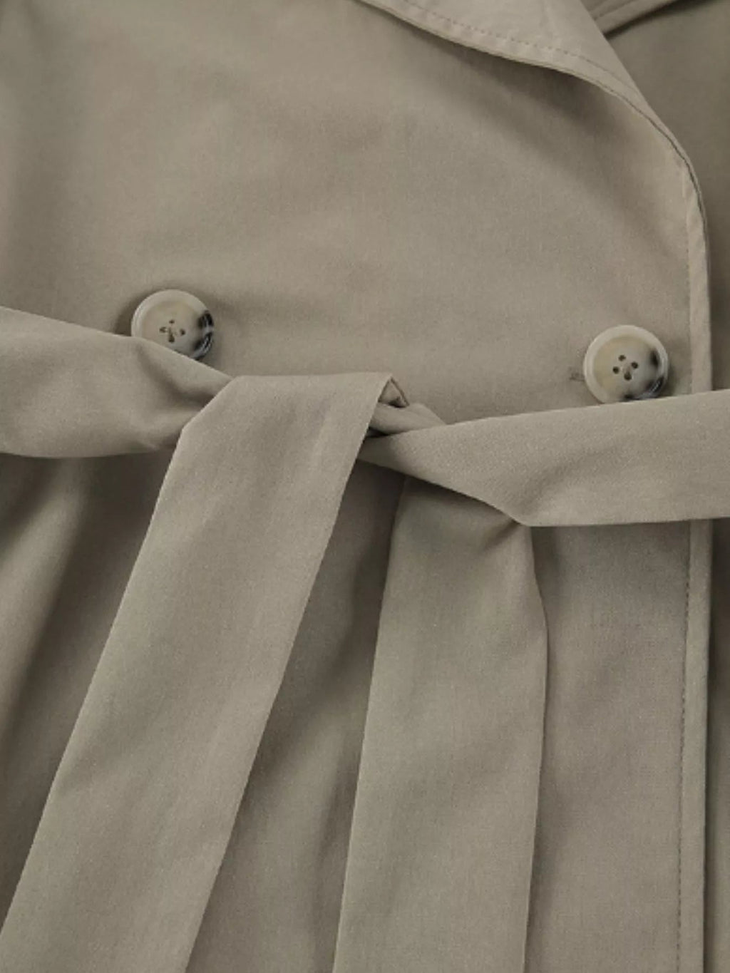 Trench Coat Women Double Breasted Belted Long Jacket Classic Overcoat — Kharites Shop - Kharites