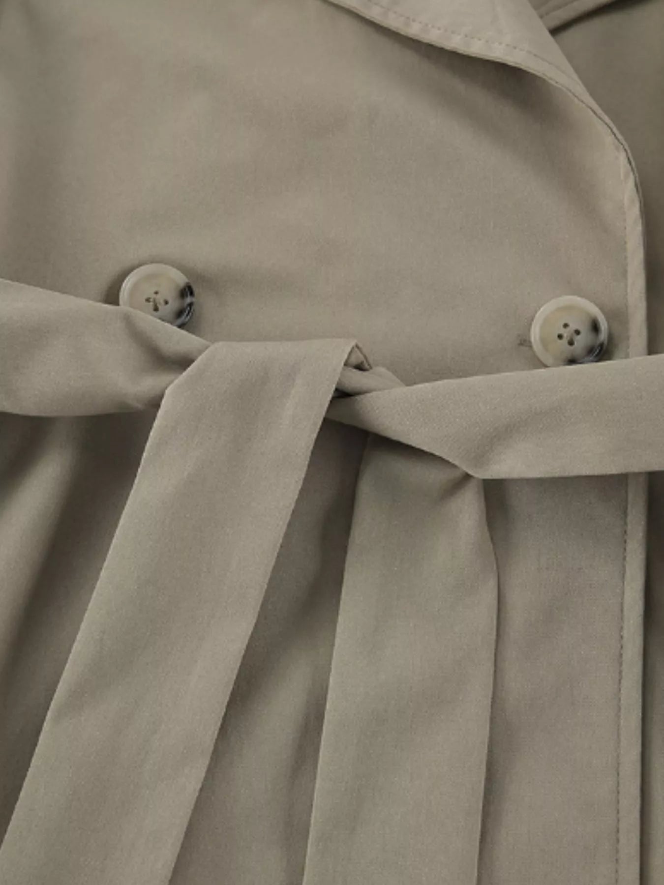 Trench Coat Women Double Breasted Belted Long Jacket Classic Overcoat — Kharites Shop - Kharites