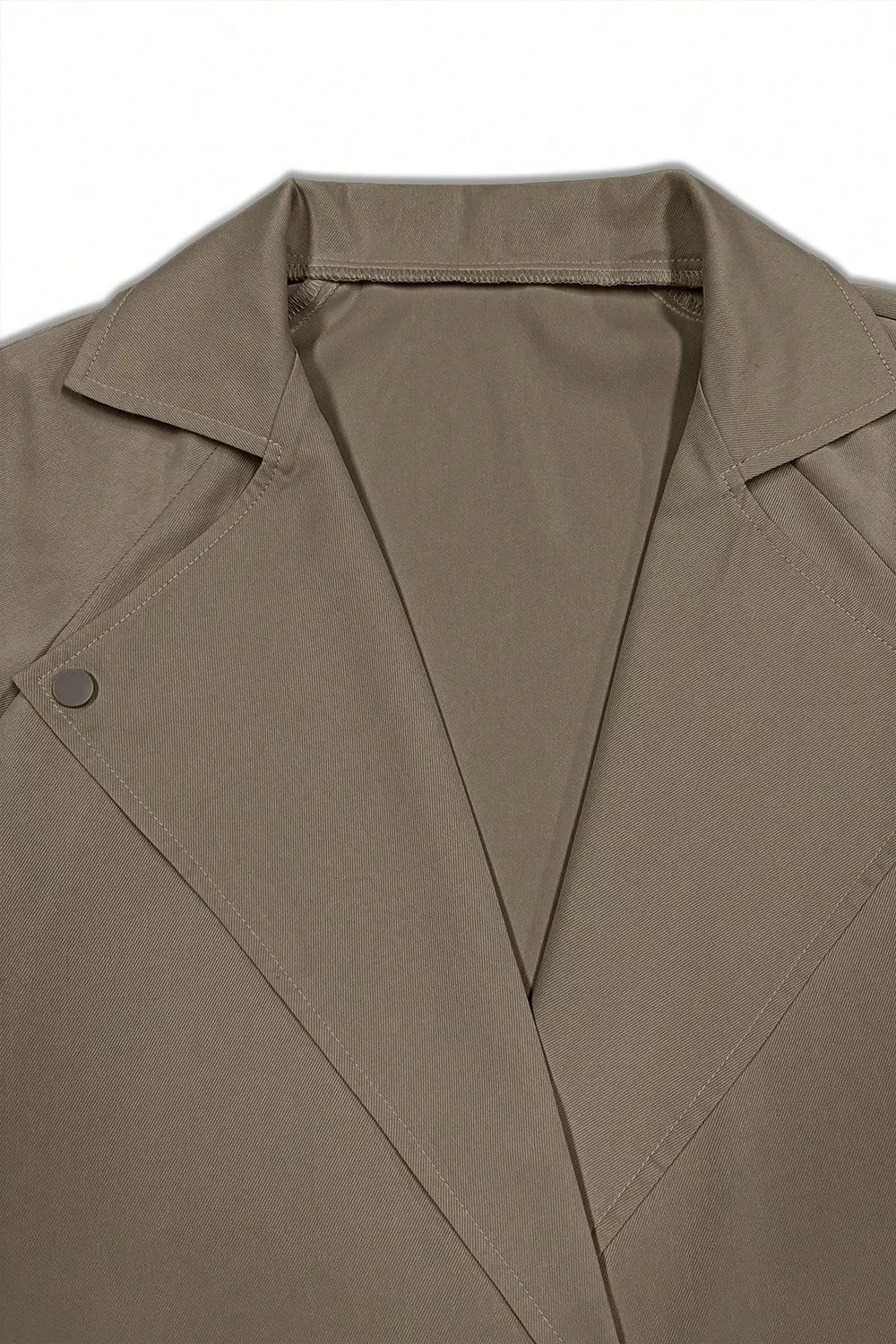 Trench Coat Women Wide Lapel Belted Long Jacket Classic Overcoat — Kharites Shop - Kharites