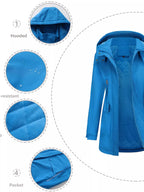 Zip Up Hooded Parka Jacket Women Lined Utility Winter Coat Plus Size — Kharites Shop - Kharites