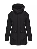 Zip Up Hooded Parka Jacket Women Lined Utility Winter Coat Plus Size — Kharites Shop - Kharites