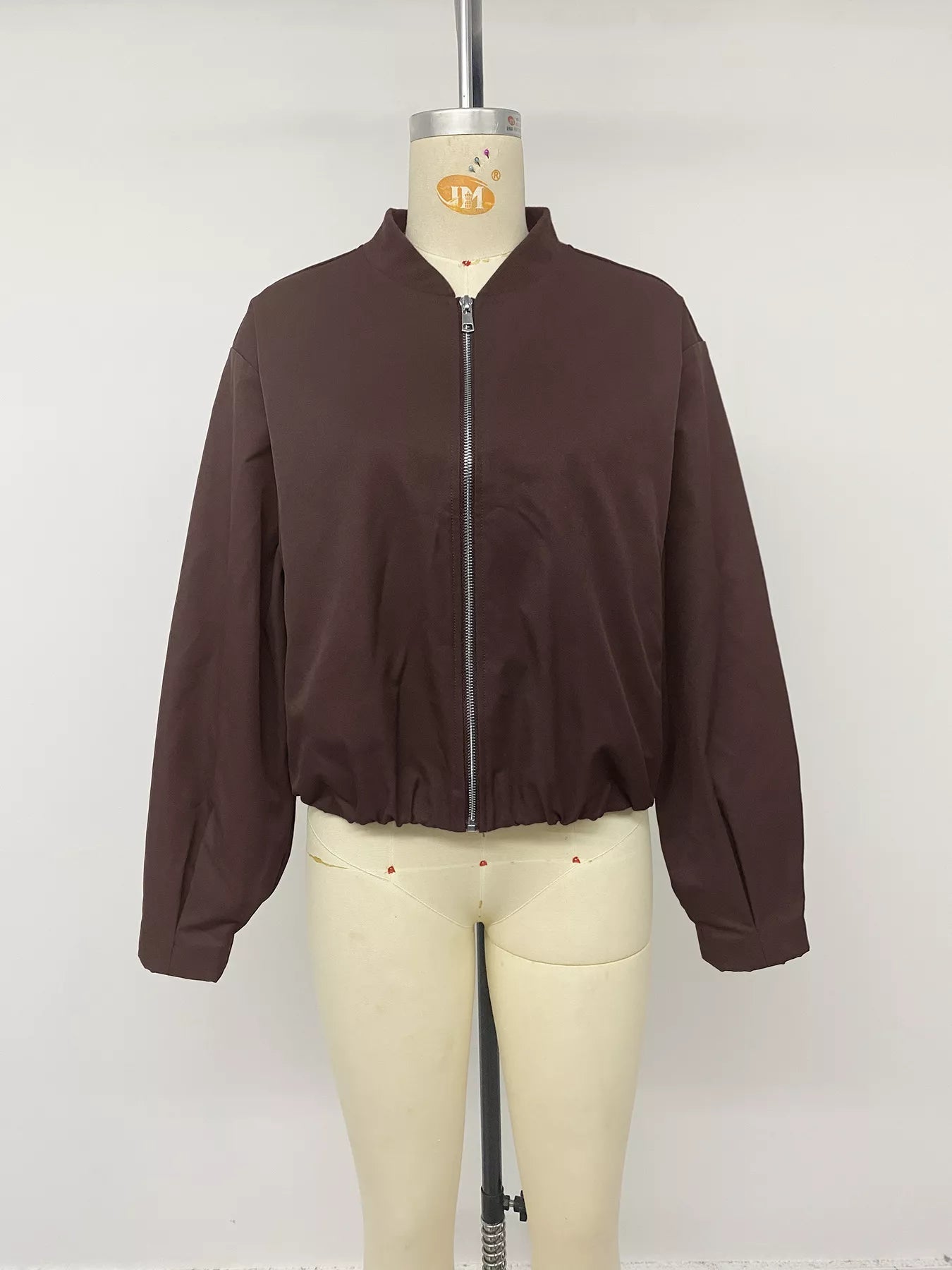 Zip Up Jacket Women Dropped Shoulder Lightweight Casual Layer — Kharites Shop - Kharites